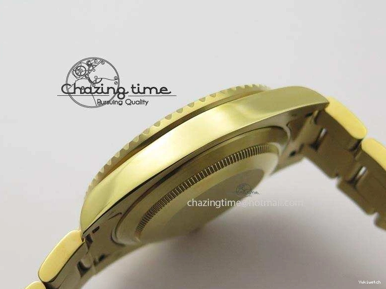 Blue Best ETA2836 BP Submariner Gold Dial Swiss Full Edition 0410